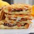 Bacon Pear Fig and CHeese Panini