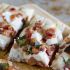 Grilled White Pizza with Bacon and Basil