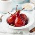 Red Wine Poached Pears