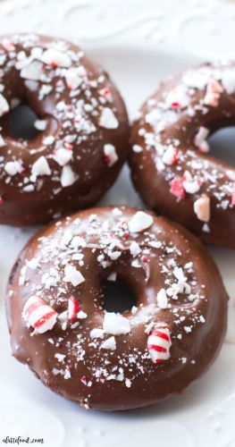 Peppermint Mocha Donuts