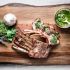 Grilled Rack of Lamb with Mint Chimichurri