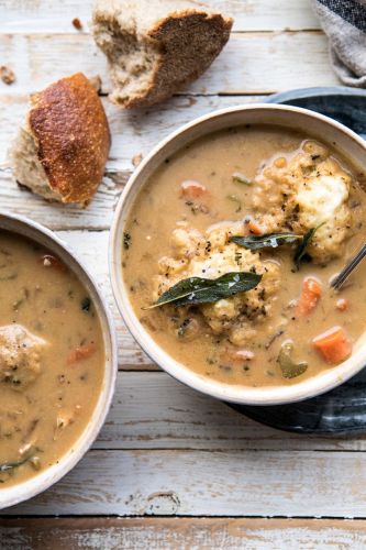 One Pot Chicken and Sage Dumplings