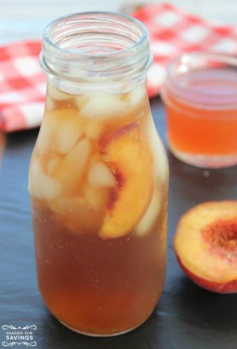 Easy Peach Tea