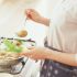 27. Eating and drinking while cooking