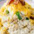 Loaded Slow Cooker Mashed Cauliflower