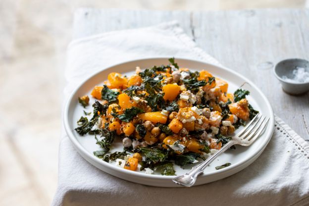 Butternut Squash and Kale Salad