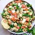Salmon Pasta with Homemade Pesto