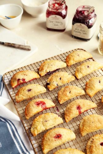 Simple Blueberry and Cherry Hand Pies