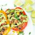 vegan, Mexican stuffed peppers