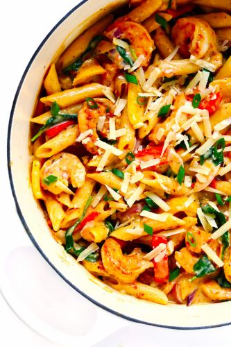 Creamy Cajun Shrimp Pasta