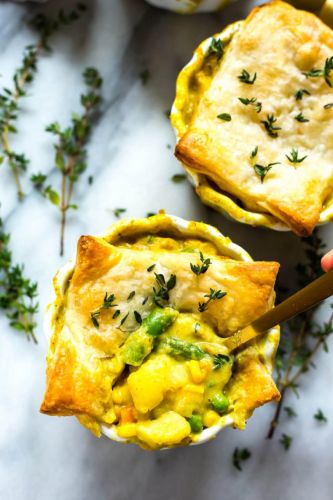 Instant Pot Mini Chicken Curry Pot Pies