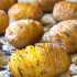 Crispy Hasselback Potatoes with Rosemary and Garlic