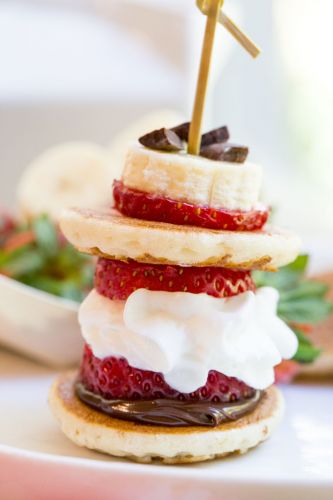 Banana Split Pancakes
