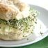 Egg Salad Biscuit with Sprouts