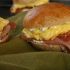 Egg Sandwiches with Goat Cheese, Scallions and Prosciutto