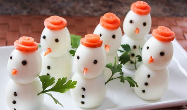 Egg Snowmen