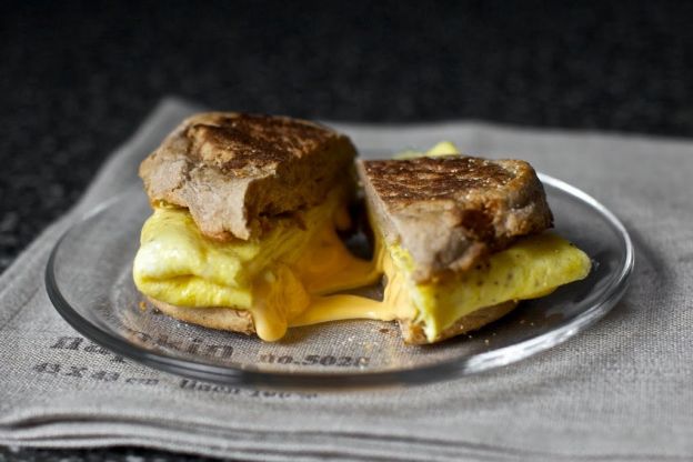 Lazy Egg and Cheese Sandwich