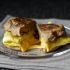 Lazy egg and cheese sandwich