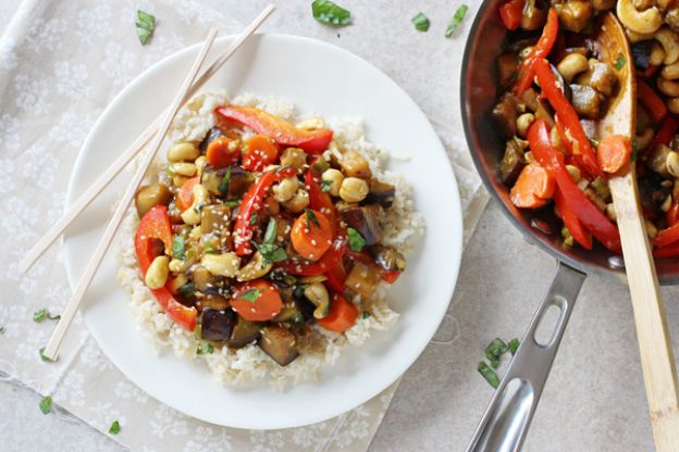 End of Summer Veggie Stir Fry