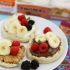 English Muffin Fruit Breakfast Pizzas