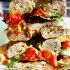 Everything Avocado Turkey Bagel Sandwiches