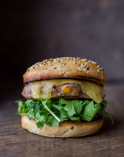 Everything Bagel Burgers