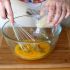 Whisk the eggs and the sugar