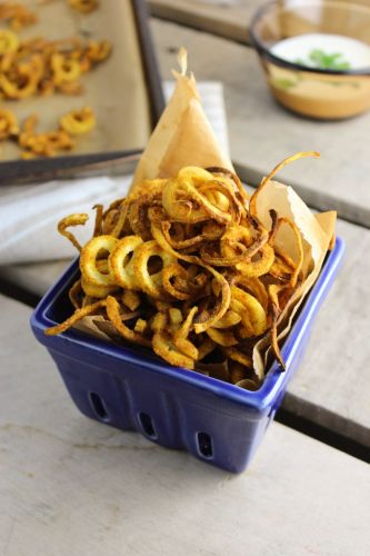 Indian Spiced Parsnip Curly Fries