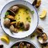 Grilled Manila Clams with Lemon Herb Butter