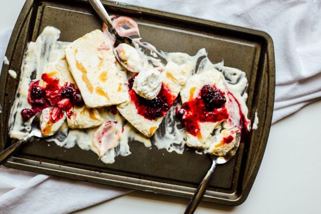 Peach Semifreddo