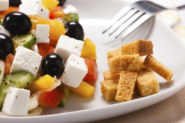 GREECE - Horiatiki salata: Greek salad