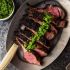 Grilled Rack of Lamb with Pistachio Basil Pesto