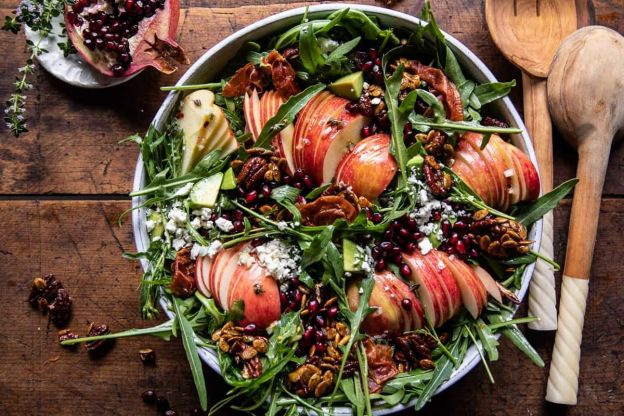 Autumn Harvest Honeycrisp Apple and Feta Salad
