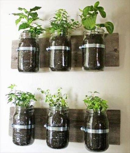 Reuse jars and other materials from your kitchen