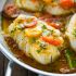 Pan-Seared Cod in White Wine Tomato Sauce
