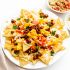Soft Scrambled Eggs and Spicy Chorizo Breakfast Nachos