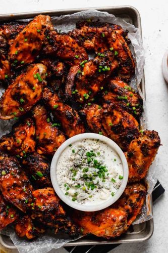 Perfectly Grilled Buffalo Chicken Wings