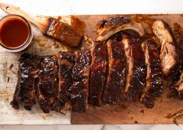 Oven Pork Ribs with Barbecue Sauce