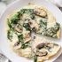 Spinach and Egg White Mushroom Frittata