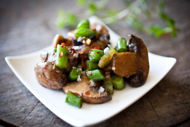 Mushroom and Green Bean Salad