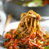 Zucchini Noodle Cashew Stir Fry