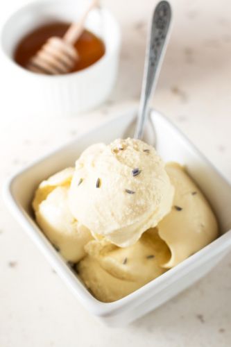 Lavender Honey Ice Cream