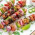 Fajita chicken kebabs