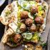 Falafel Naan Wraps with Golden Rice and Special Sauce