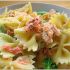 Farfalle with Smoked Salmon, Cream Cheese, and Artichokes