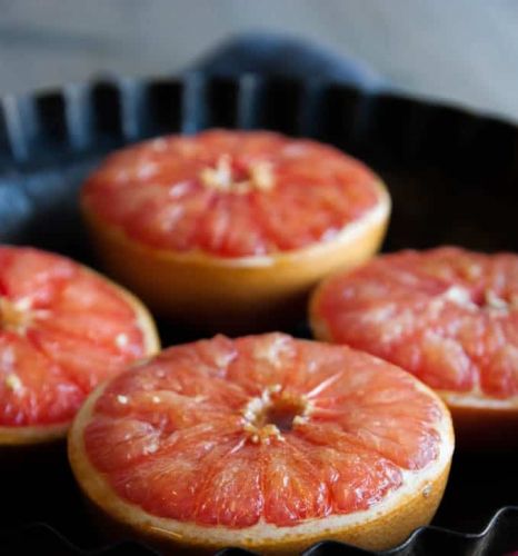 Brown Sugar and Honey Baked Grapefruit