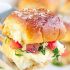 Chicken Bruschetta Sliders