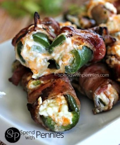 Bacon Wrapped Jalapeno Poppers