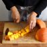 Chop the pumpkin