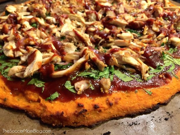 34. Sweet potato crust pizza